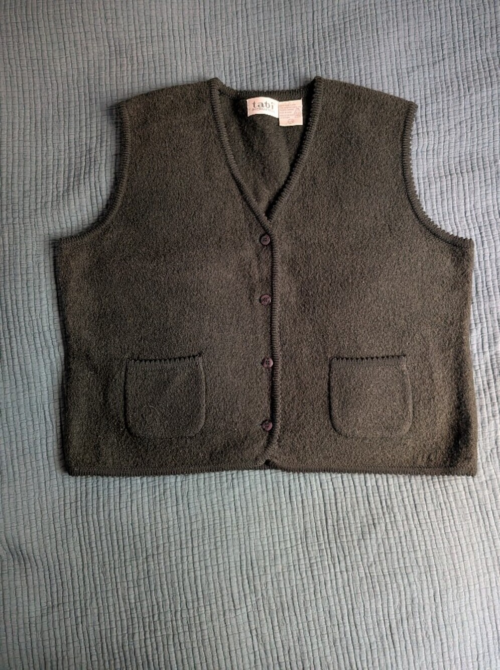 Vintage Wool Vest